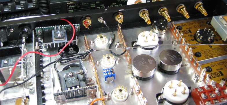 inside of amplifier