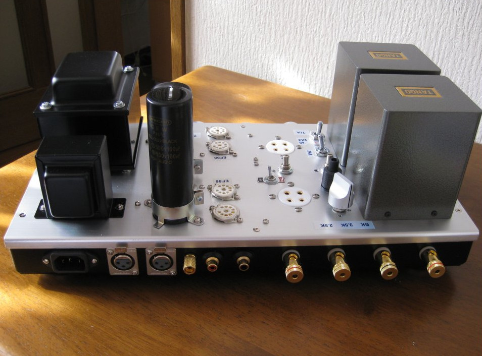 Back side of Yayoi Amplifier