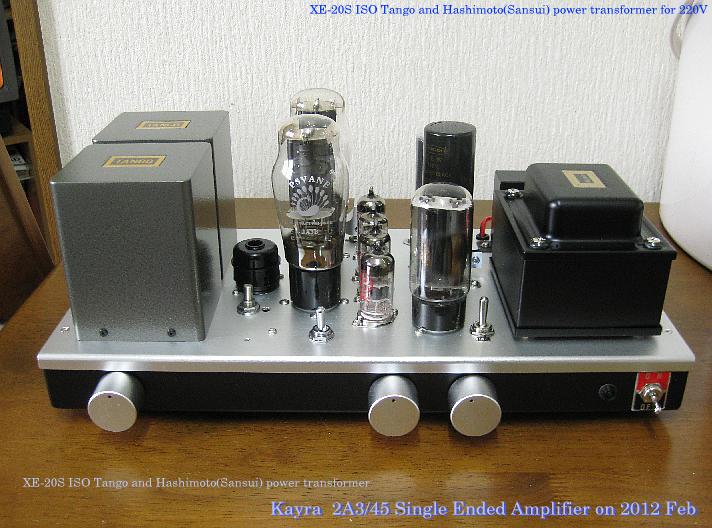 2A3/45 single ended amplfier kayra