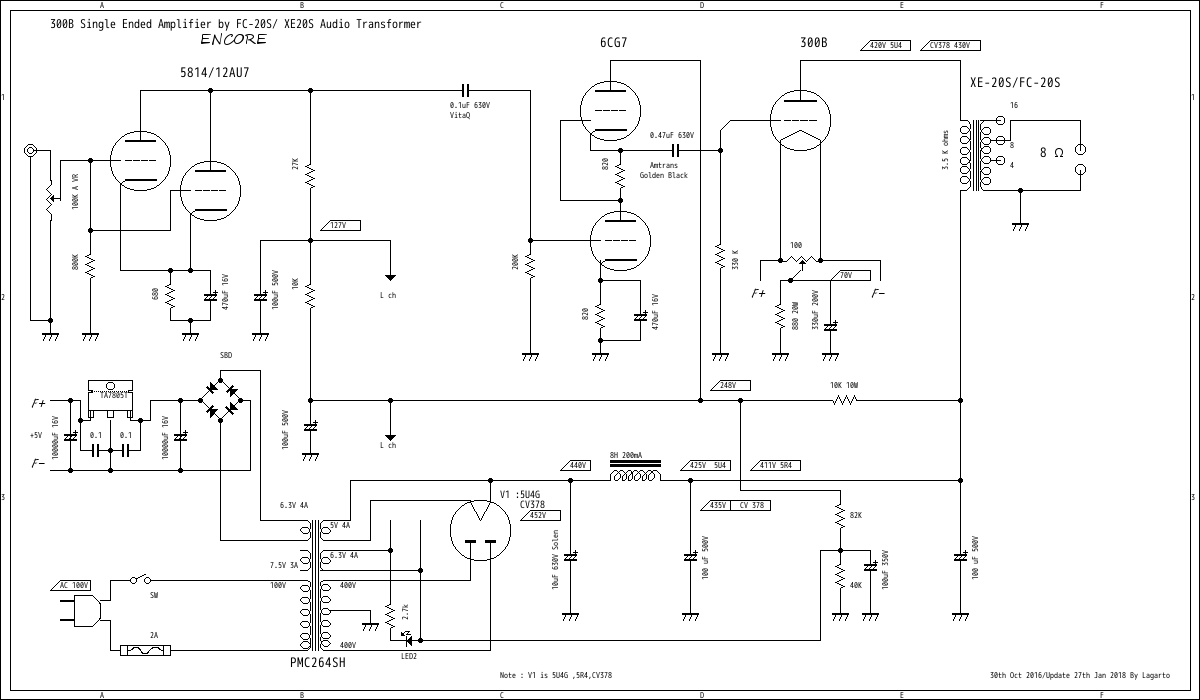 Encore by 300B with Hirata Tango XE20-S 