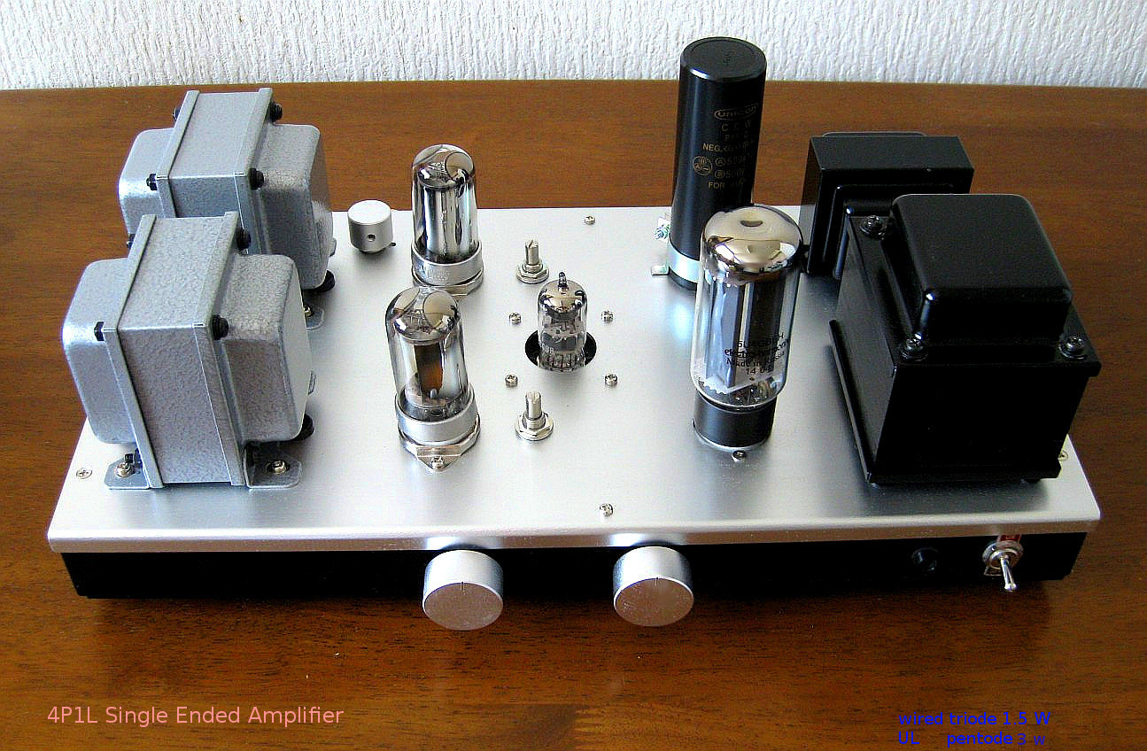 4P1L Single Ended Amplifier 2015