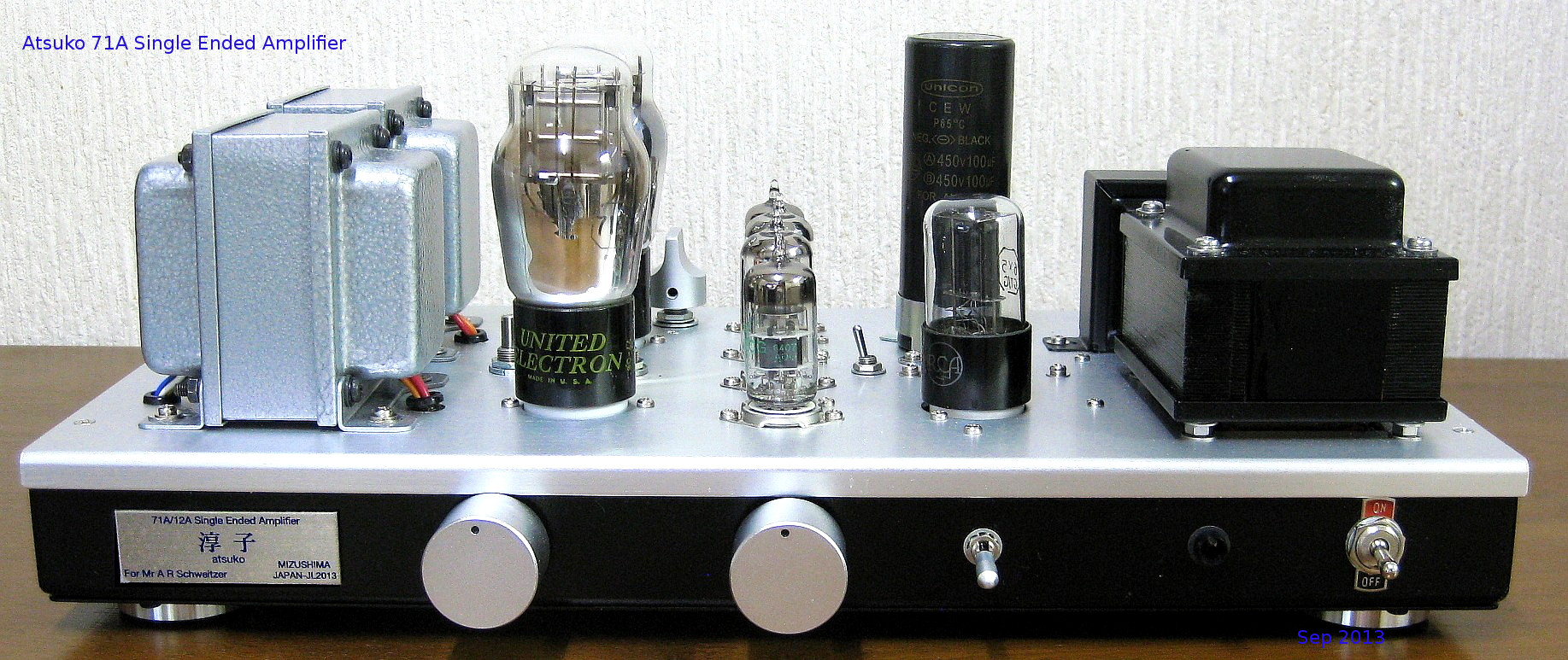 Atsuko 71A Single Ended Amplifier