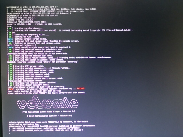 Volumio OS 1.51   27th Dic 2014