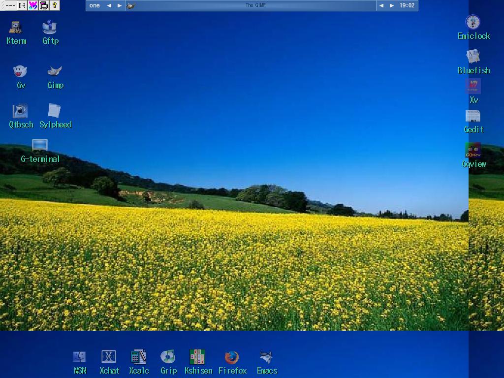 ����Ȋ������ǂ� Fluxbox