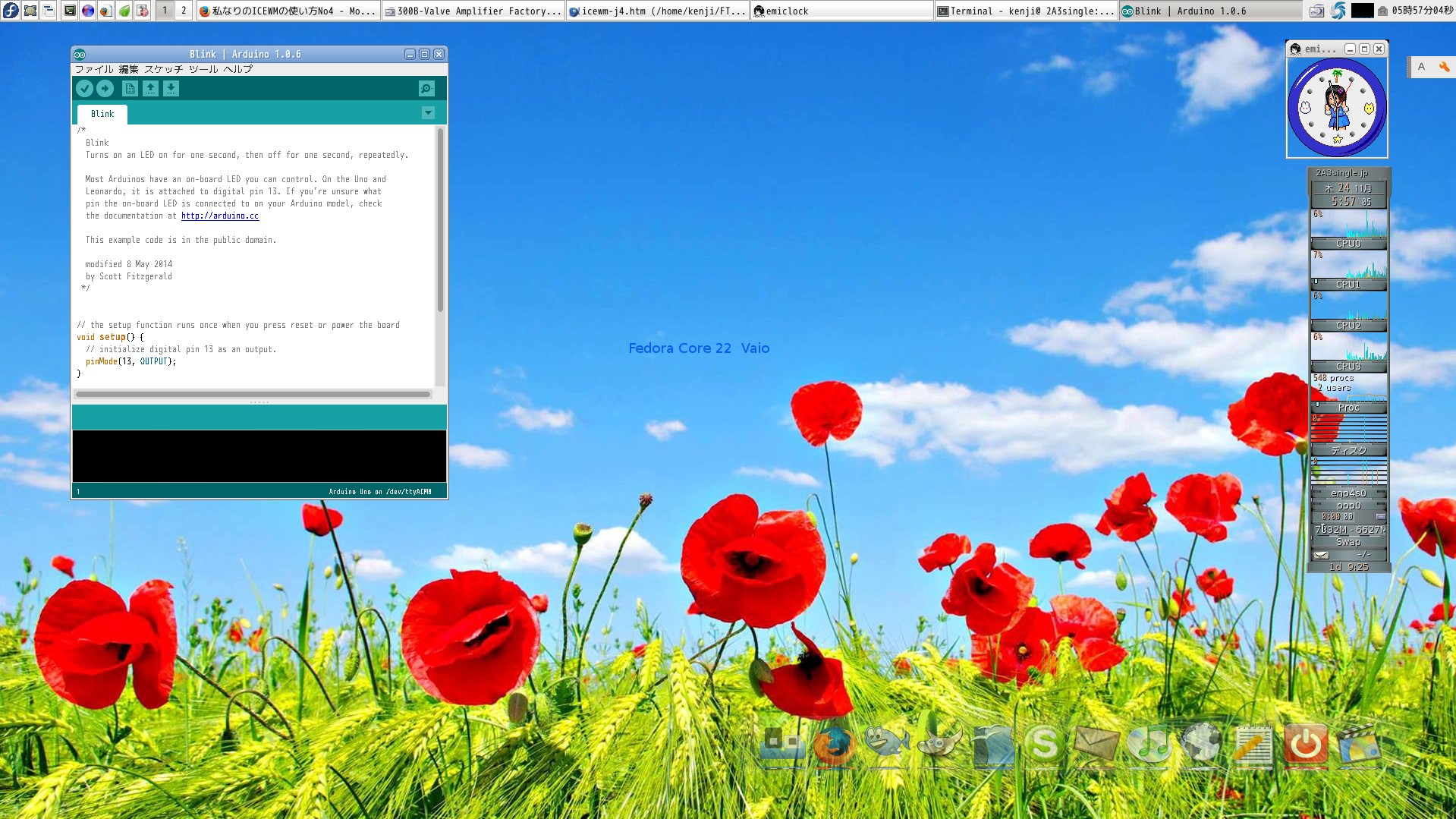 Fedora Core 22 64bit  2016