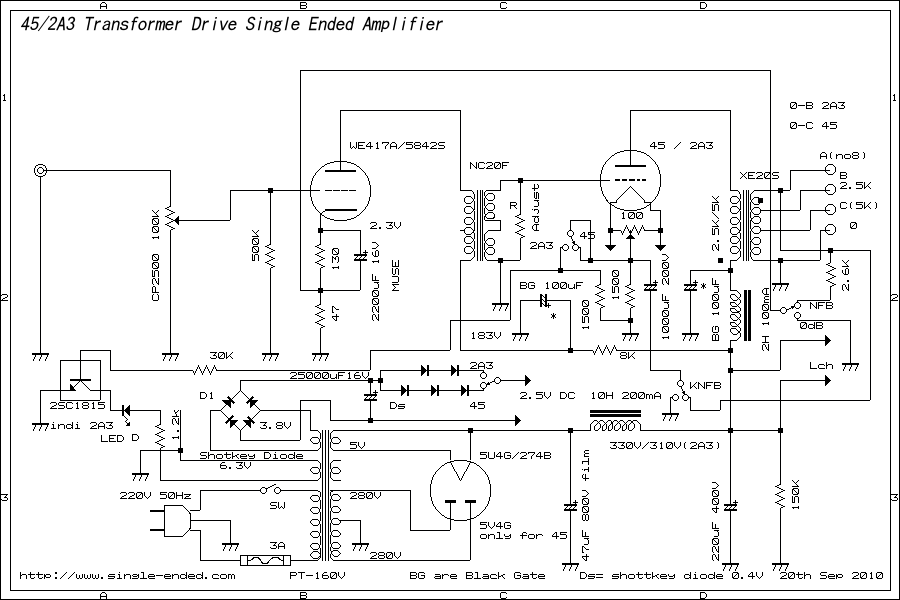 circuit no5 2A3/45 SET