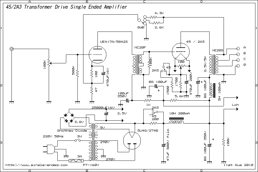 TransDrive single ended amplfier