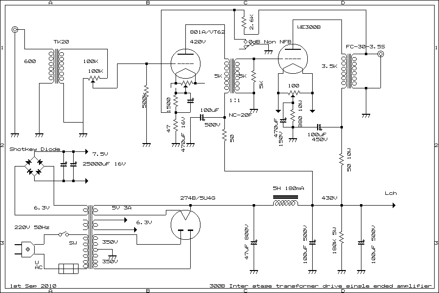 300B SE drived VT62/801A