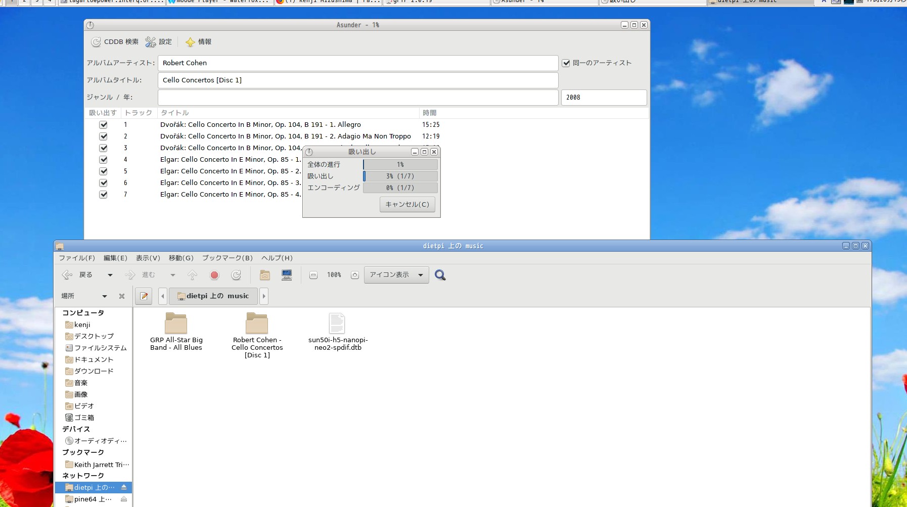 Save music to Dietpi