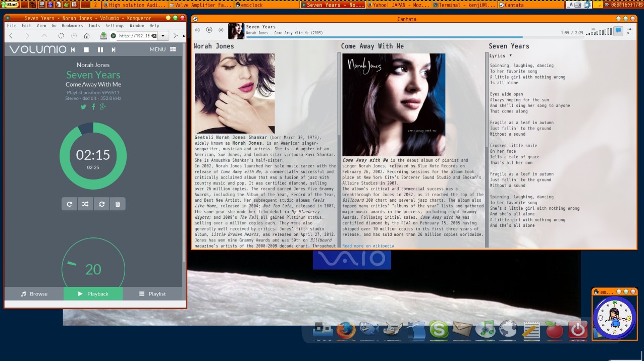 DoP PCM Play raspberry Pi B+ Volumio