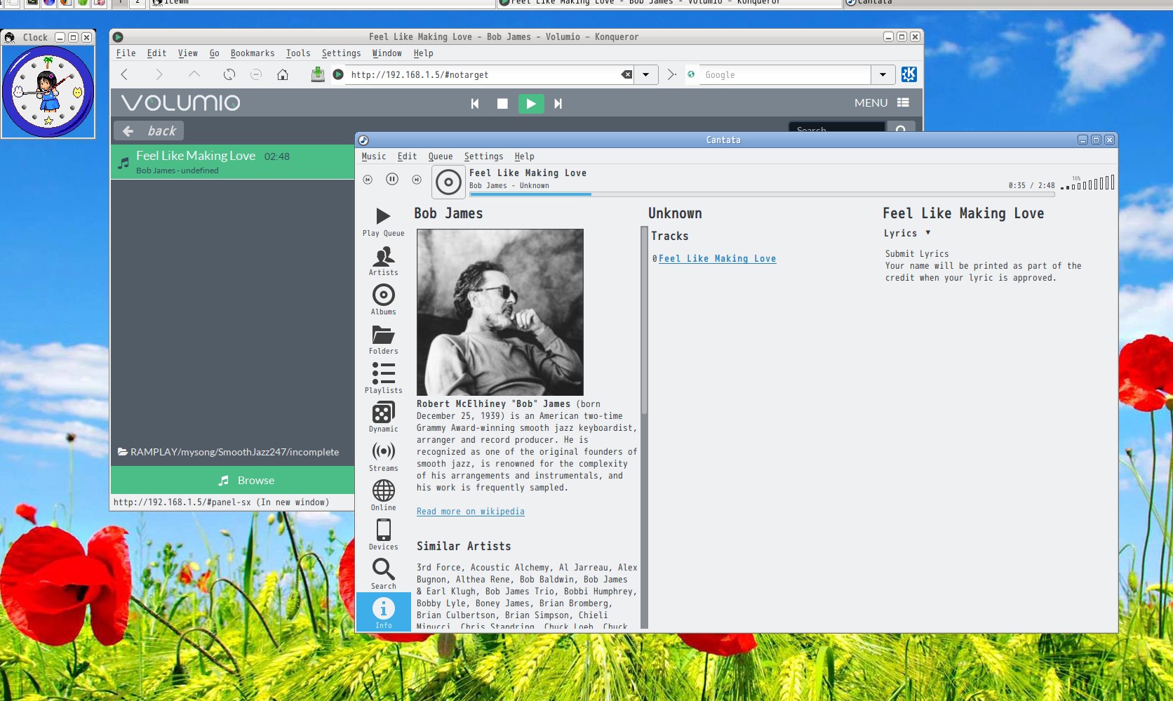 re play music from Volumio,.