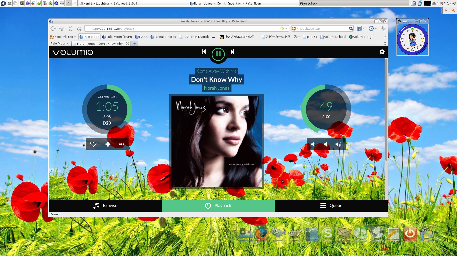 DSF by NanoPi-Neo2 Volumio2